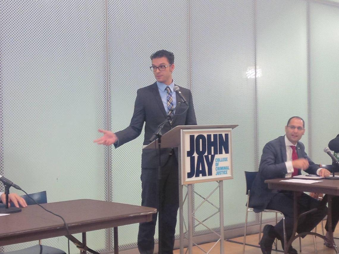 Stefano Boscolo Cucco al JOHN JAY college di New York