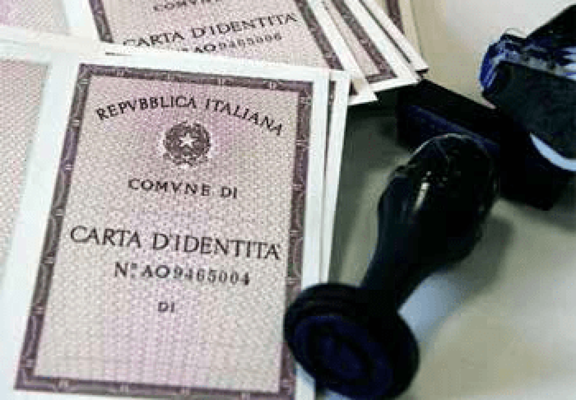 carta identit&agrave;