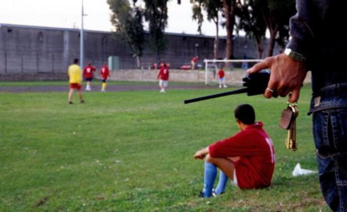 partita calcio carcere