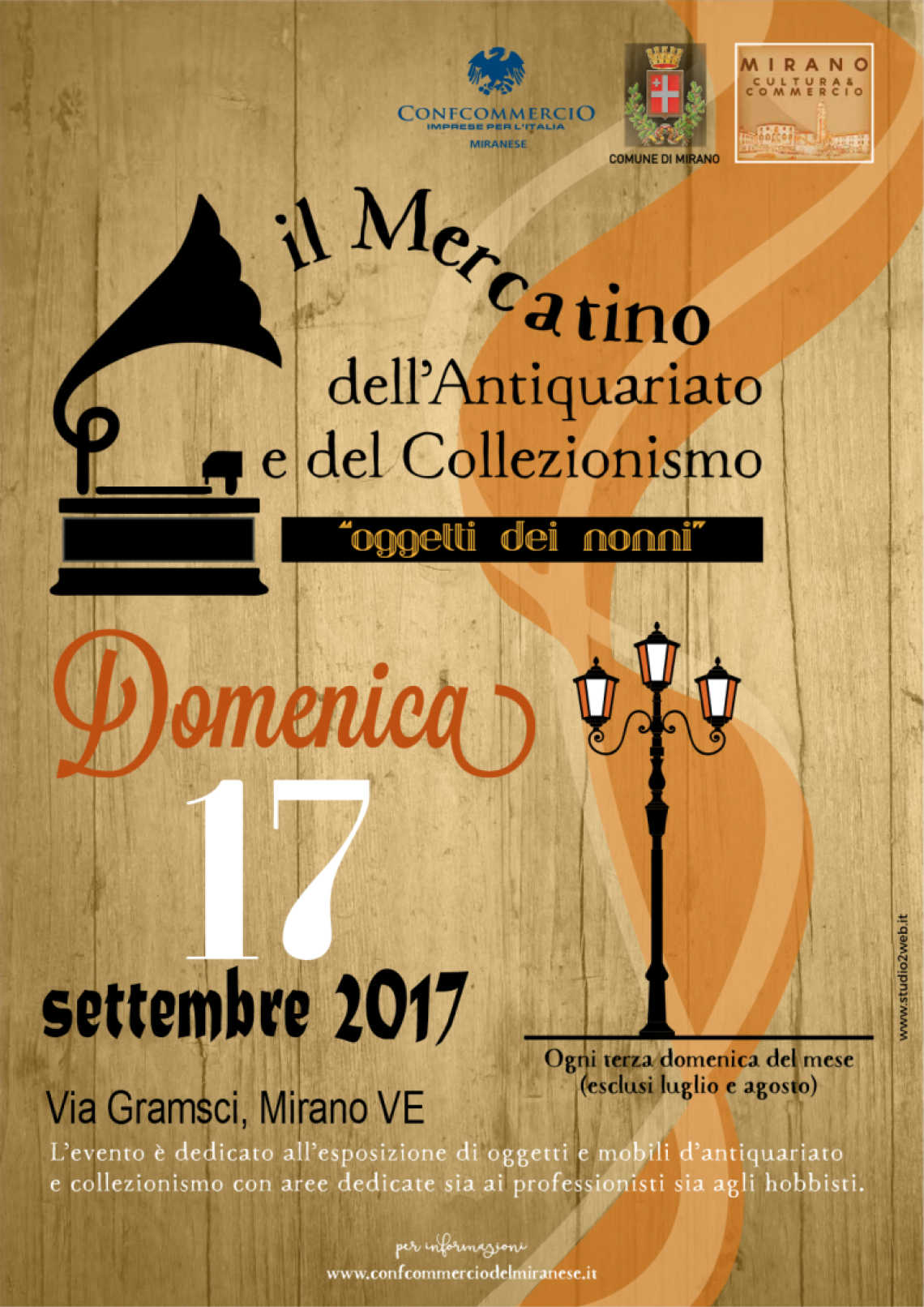 locandina mercatino Mirano settembre