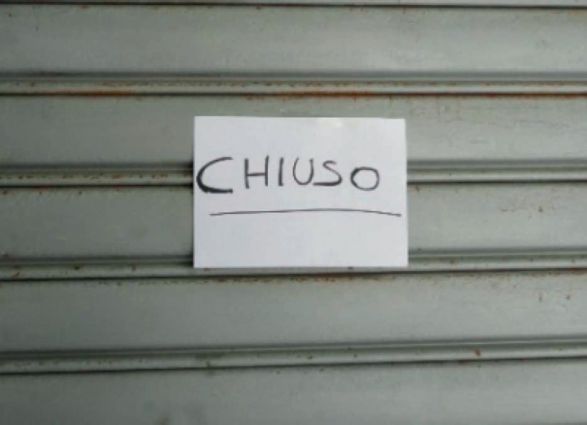 negozio chiuso
