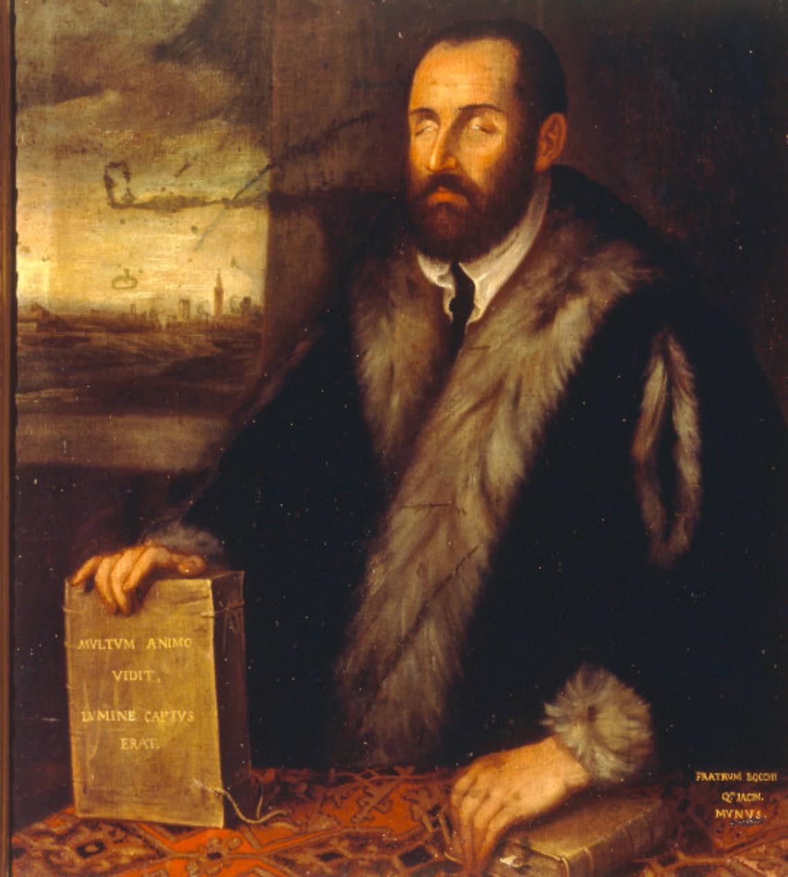 Luigi Groto / Gem.v.Tintoretto - Luigi Groto / Ptg.by Tintoretto / C16th - Luigi Groto / Peint. Tintoretto
