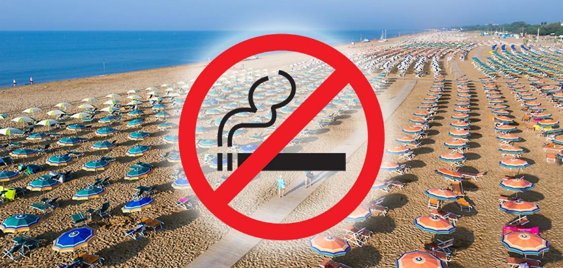 no smoke spiaggia
