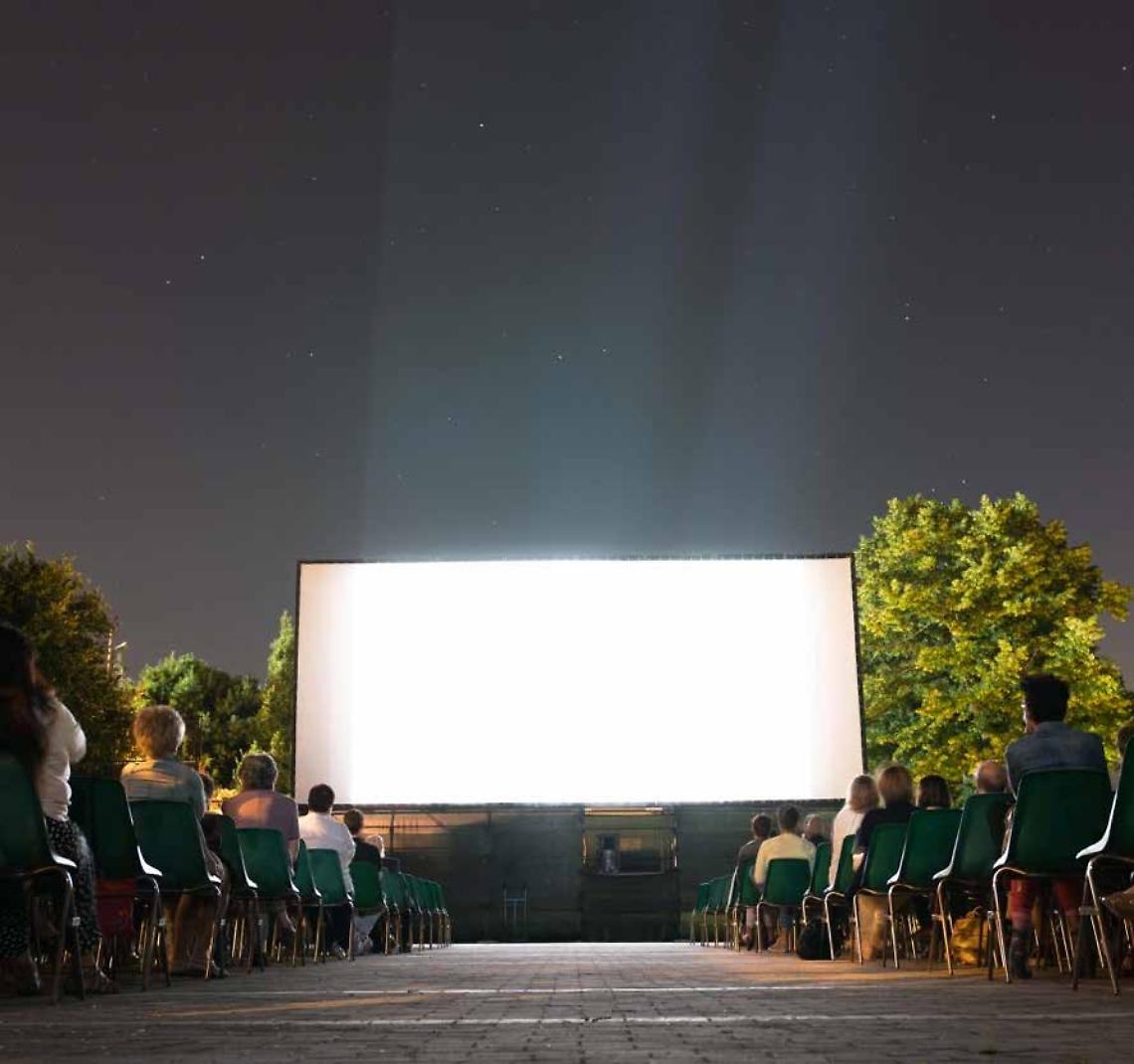 Marghera risplende d’estate con il grande cinema all’aperto