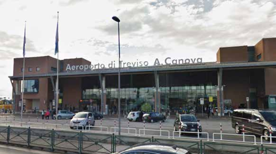 Treviso, cambia la viabilità pedonale davanti all’aeroporto Canova: via ai lavori dal 3 giugno