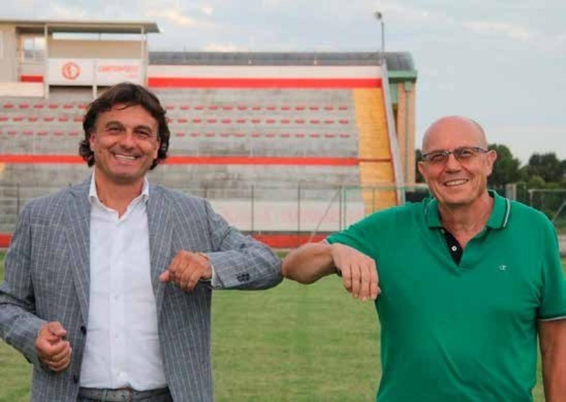 sindaco Valter Gallo con il vicesindaco e assessore ai Lavori pubblici Mario Pistore