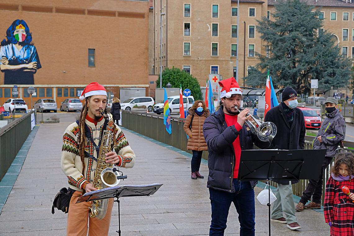 PADOVA 04-01-2021 OSPEDALE CIVILE- CONCERTO . ©NICOLA FOSSELLA