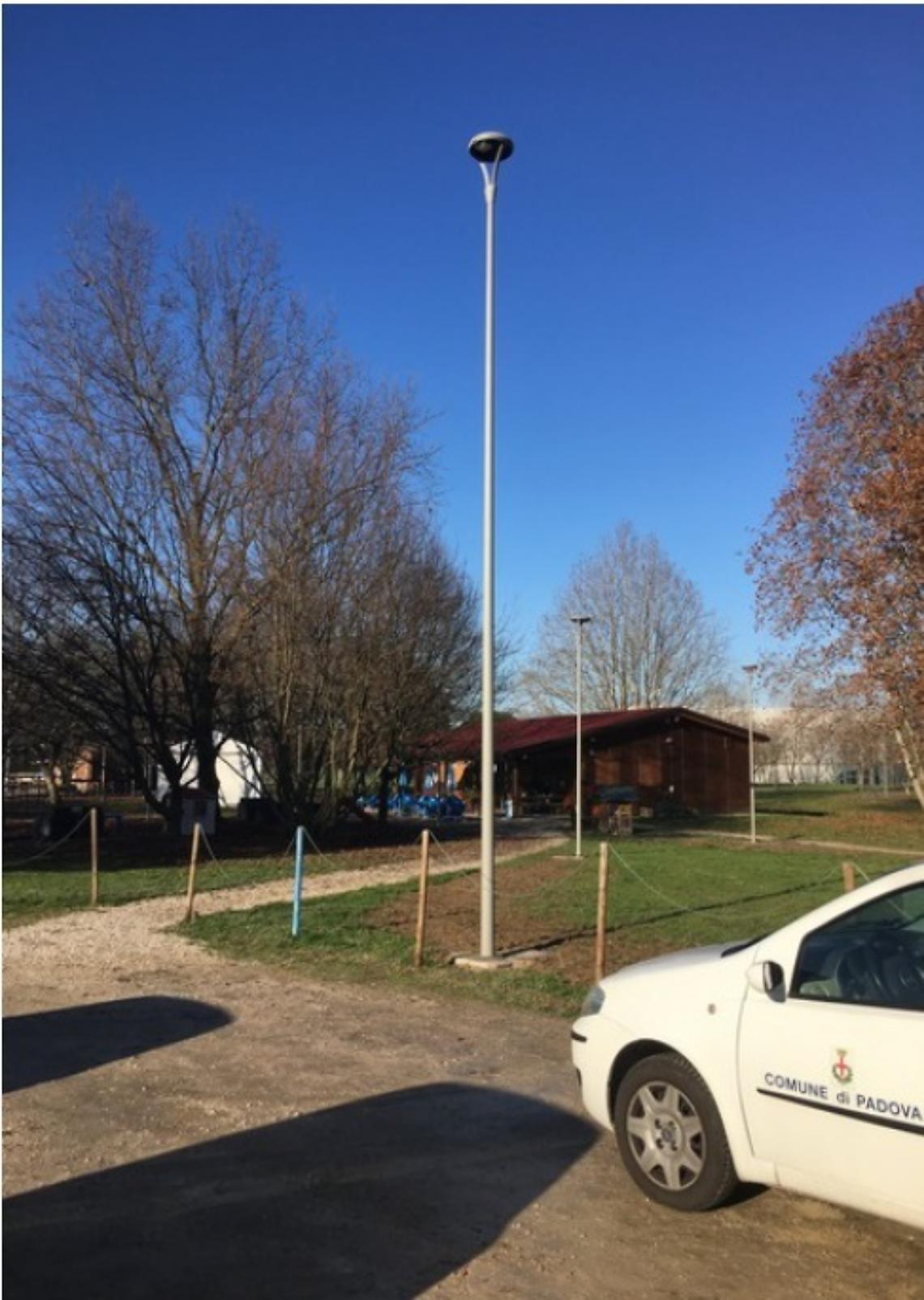 Illuminazione Parco delle farfalle