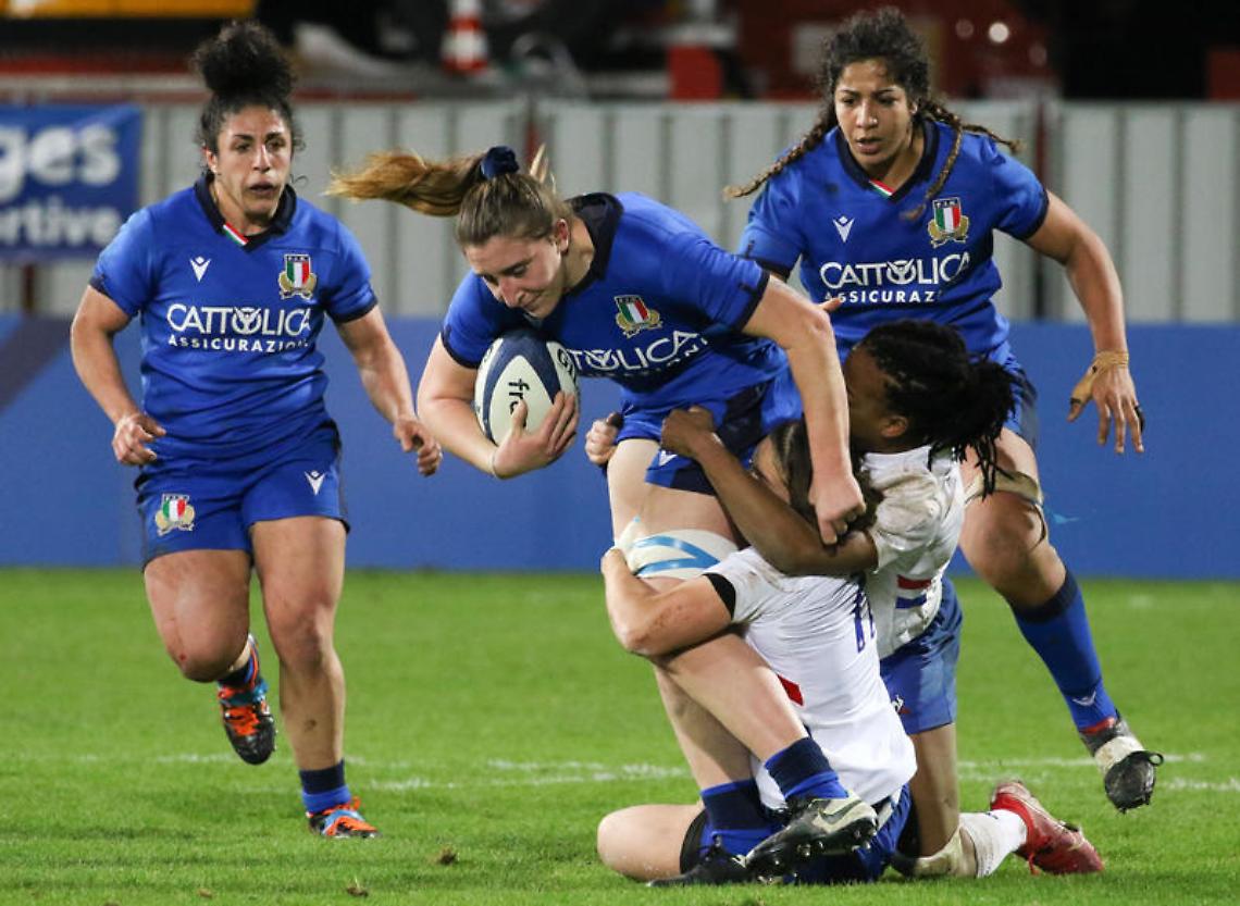 Sei Nazioni 2020 Donne, Limoges, Stade Beaublanc, Francia Donne v Italia Donne.