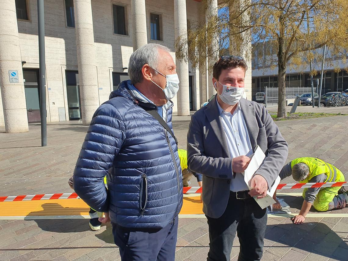 Stazione di Padova: Il nuovo percorso per ciechi ed ipovedenti