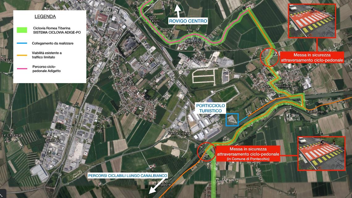 Ciclabili e porticciolo-rovigo