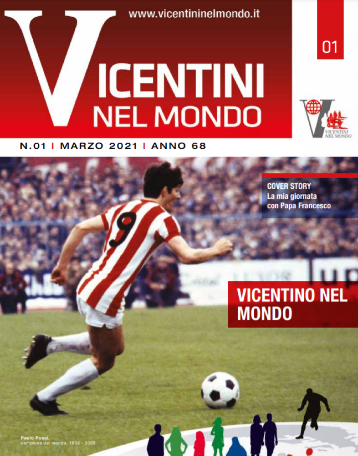 Paolo Rossi copertina Vicentini nel mondo