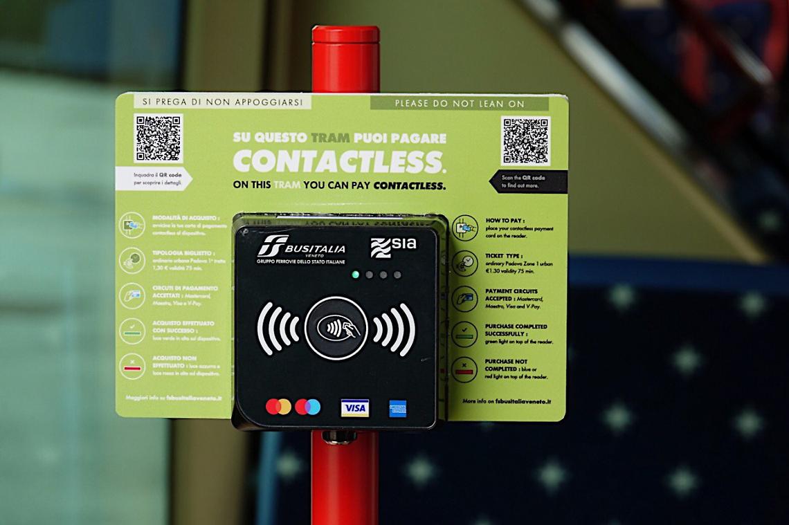 Padova: Da Lunedì 26 Aprile, biglietti contactless in Tram