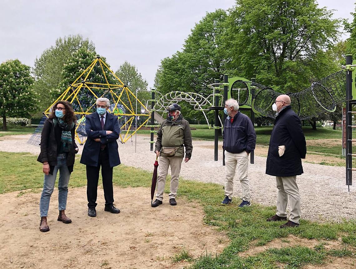 Padova: Inaugurata oggi la nuova area gioco al Parco Iris