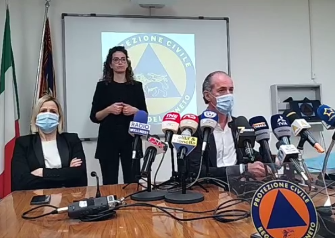 Zaia conferenza stampa 19 maggio