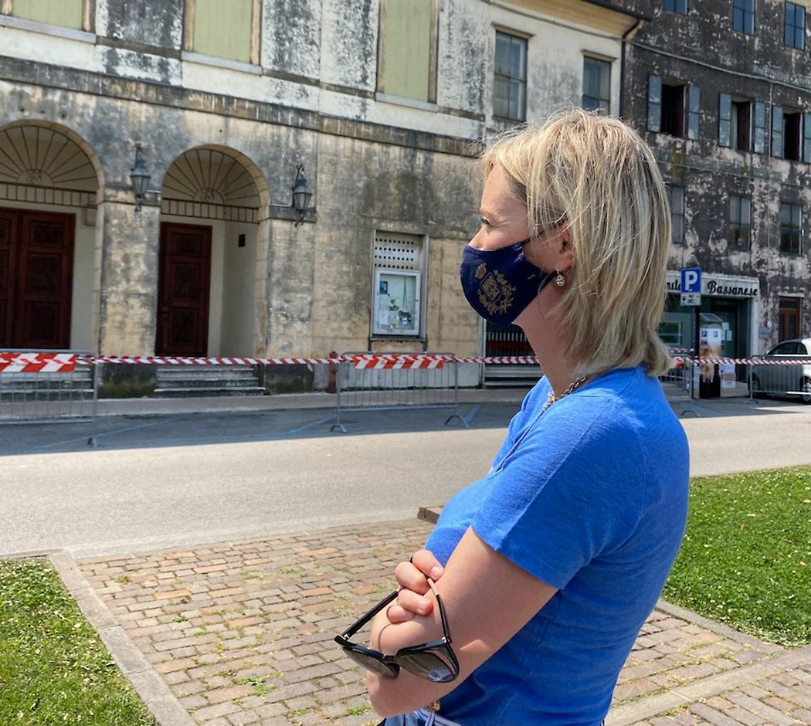 Elena Pavan astra crollato a Bassano