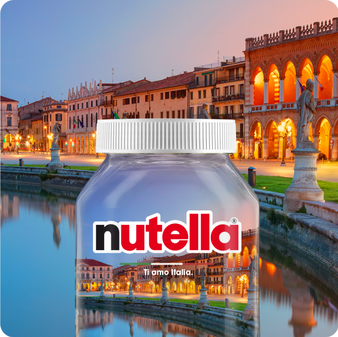 Nutella "Ti Amo Italia": Padova da quest'autunno sar&agrave; sugli iconici vasetti