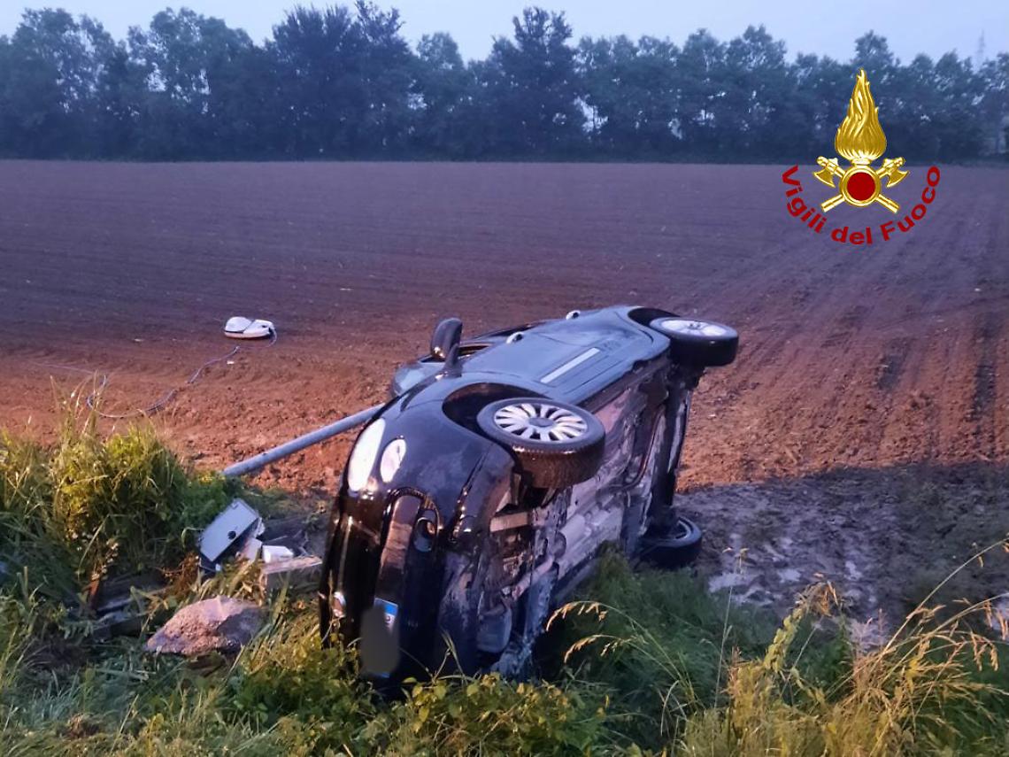 auto fuori strada villafranca padovana