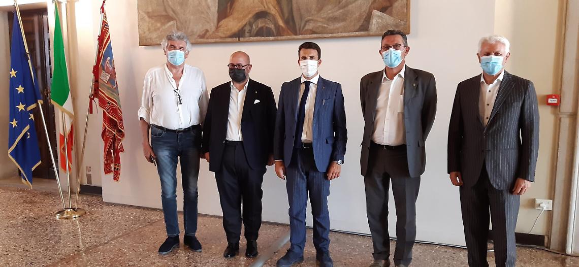 da sx DALL'ARA BUI CORAZZARI MARCON CENTENARO
