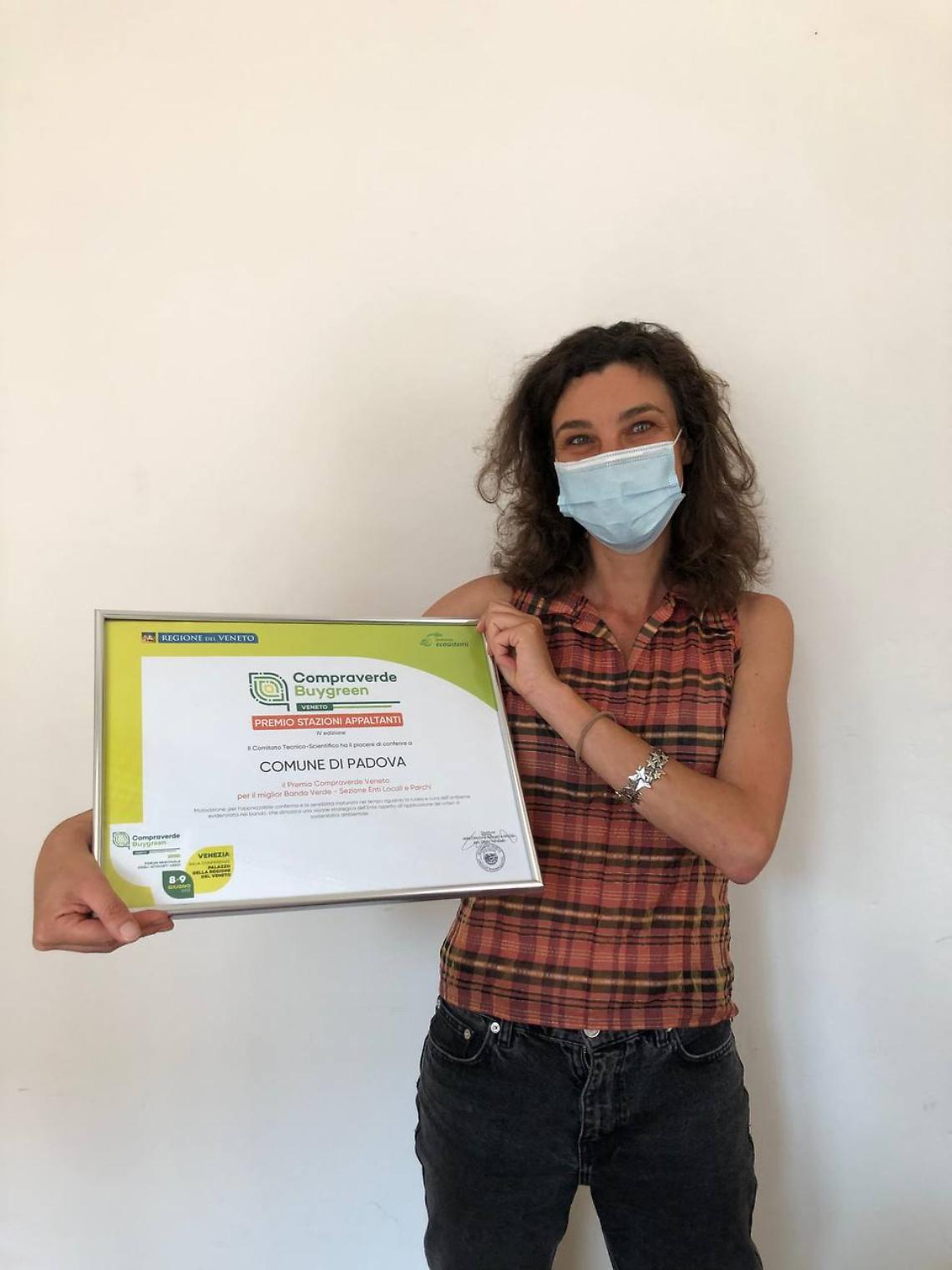 Padova, Comune: premiato per la gestione green della manutenzione del verde urbano