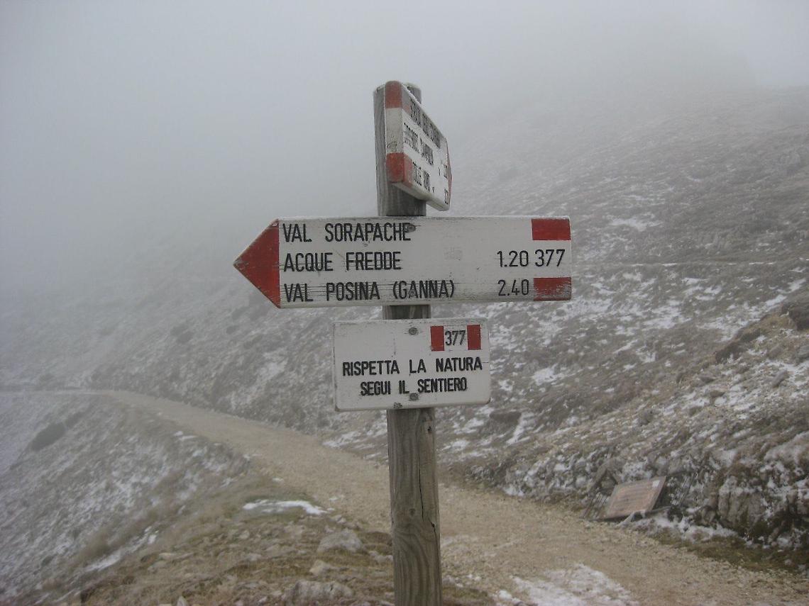 val sorapache Pasubio cartelli