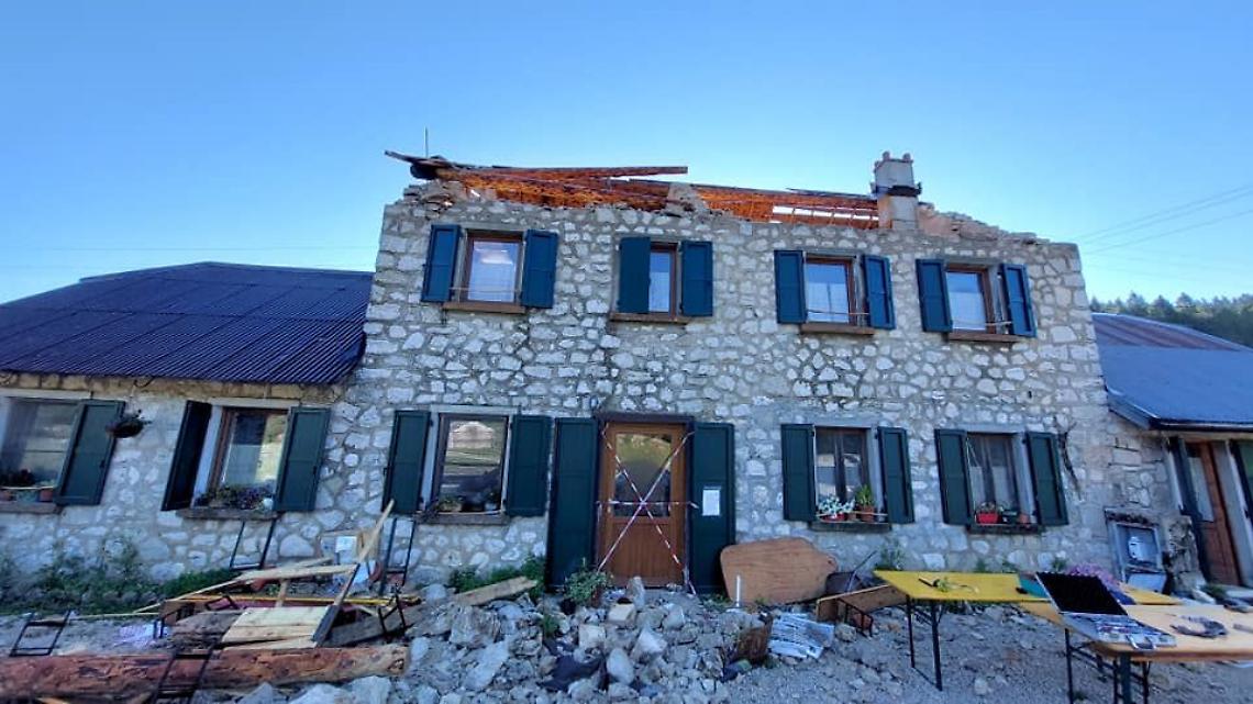 Malga Pian di Granezza- distruzione