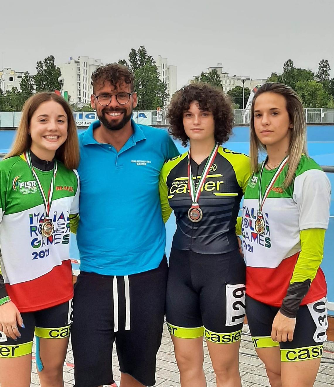 Pol. Casier_da sinistra Fusetto, il tecnico Bighin, Beggiato e Carrer