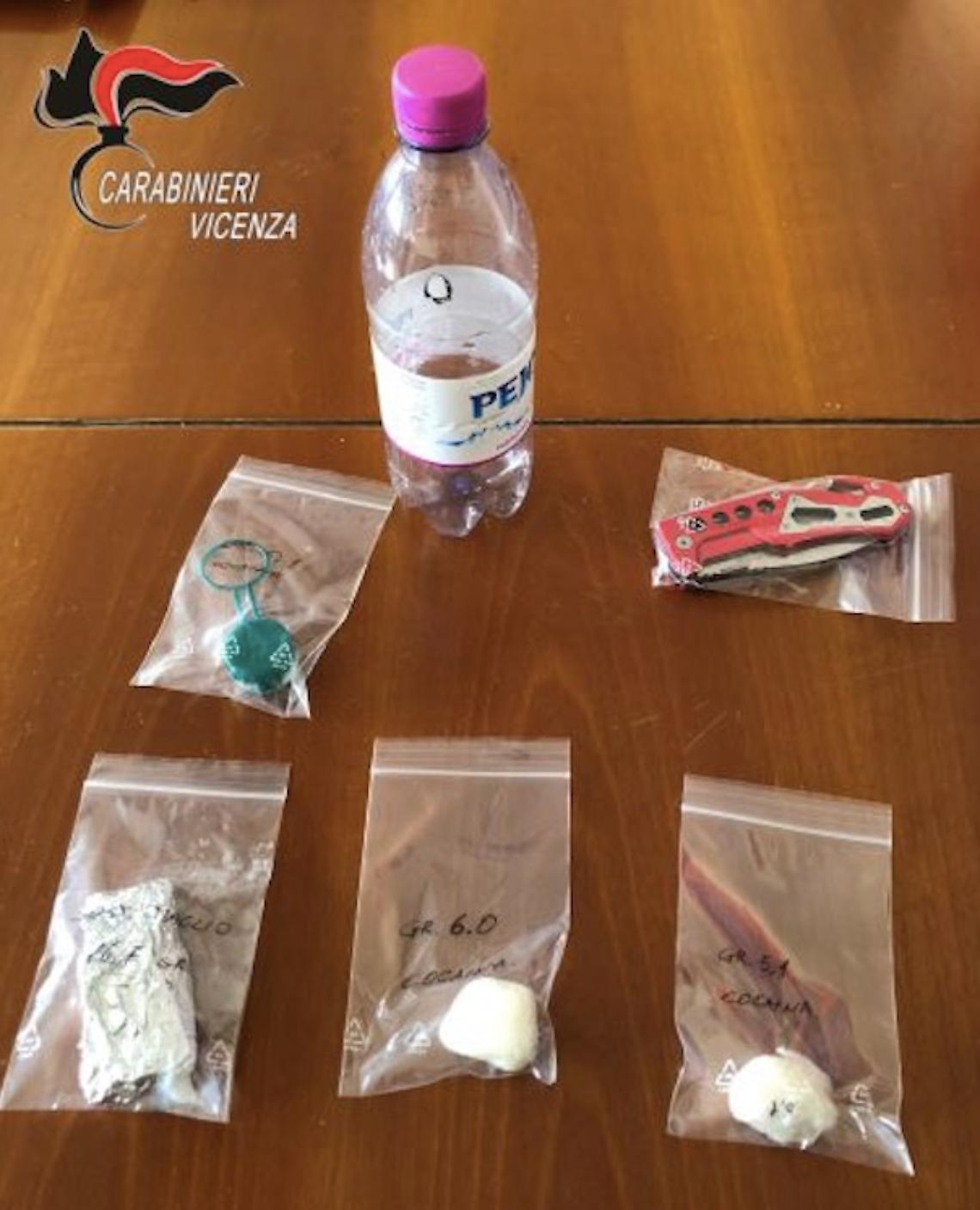 droga sequestrata a enascondigli