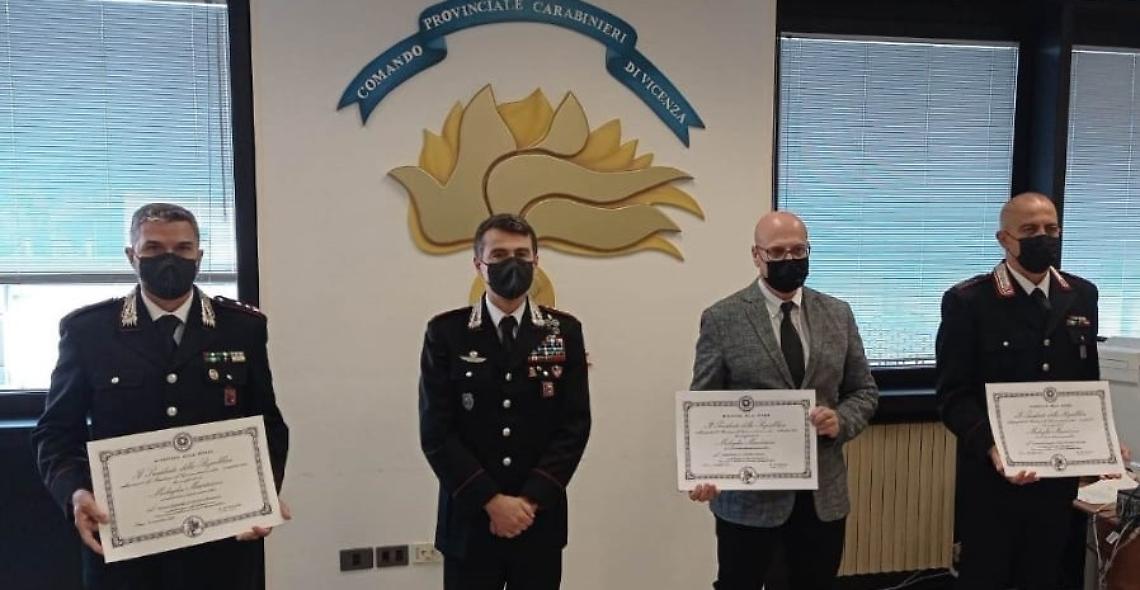 Carabinieri onorificenze medaglia mauriziana