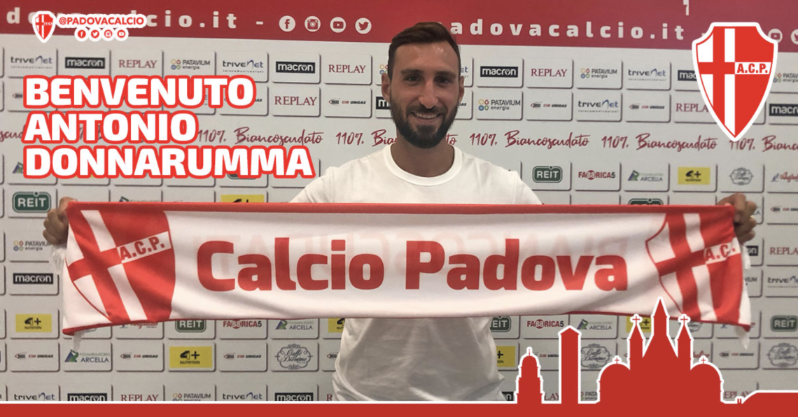 Antonio Donnarumma è un giocatore del Calcio Padova