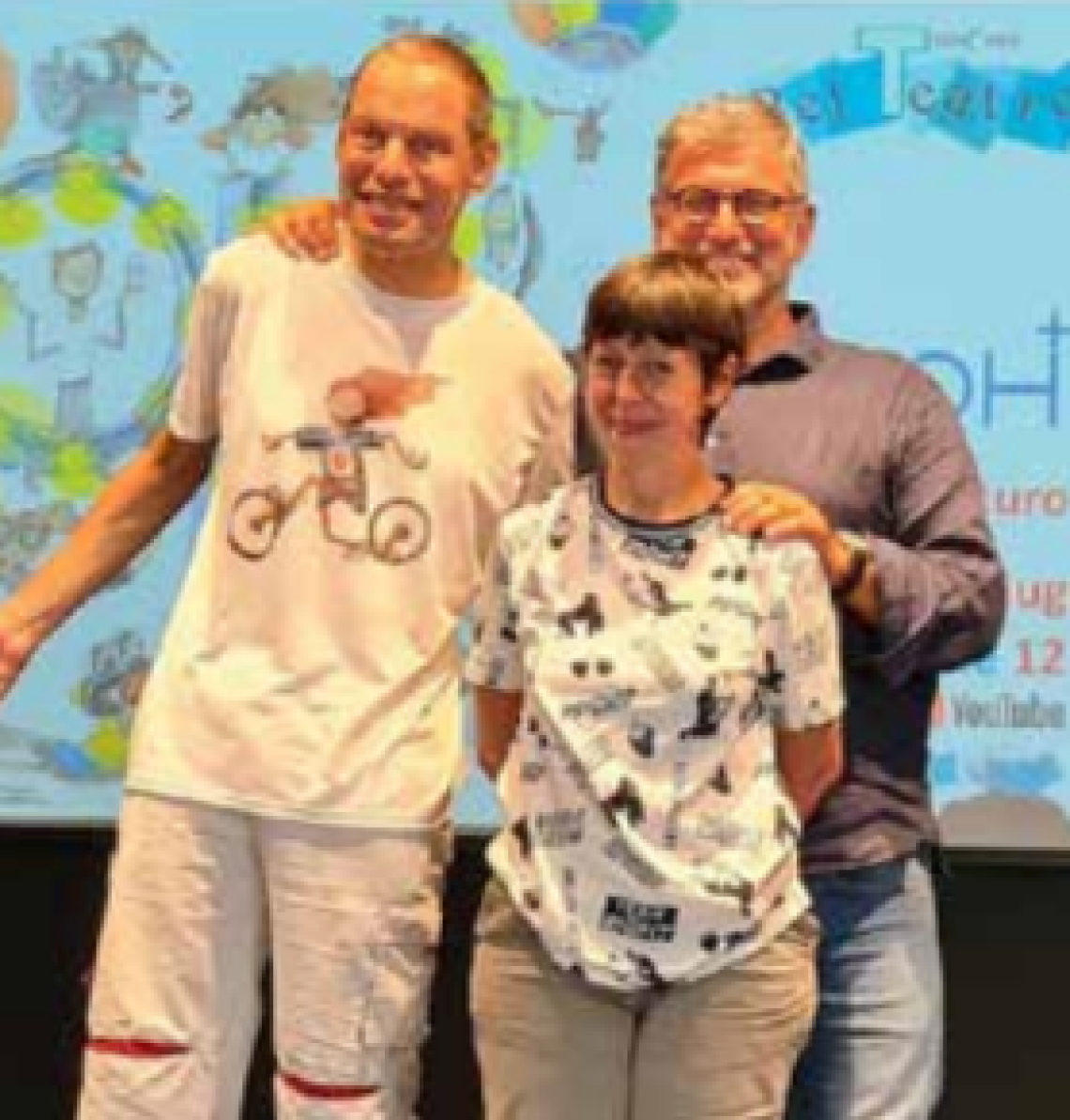 bruno lovadina, sandro e andreina durante ultimo progetto ph+
