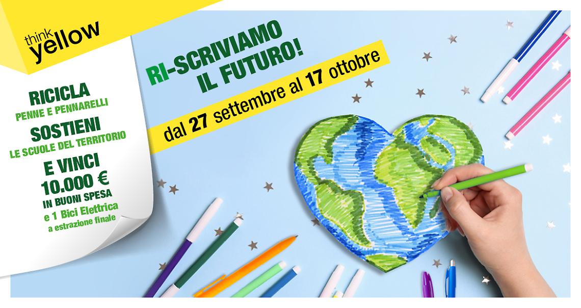Ipercity e sostenibilit&agrave;: il riciclo delle penne a sostegno delle scuole padovane