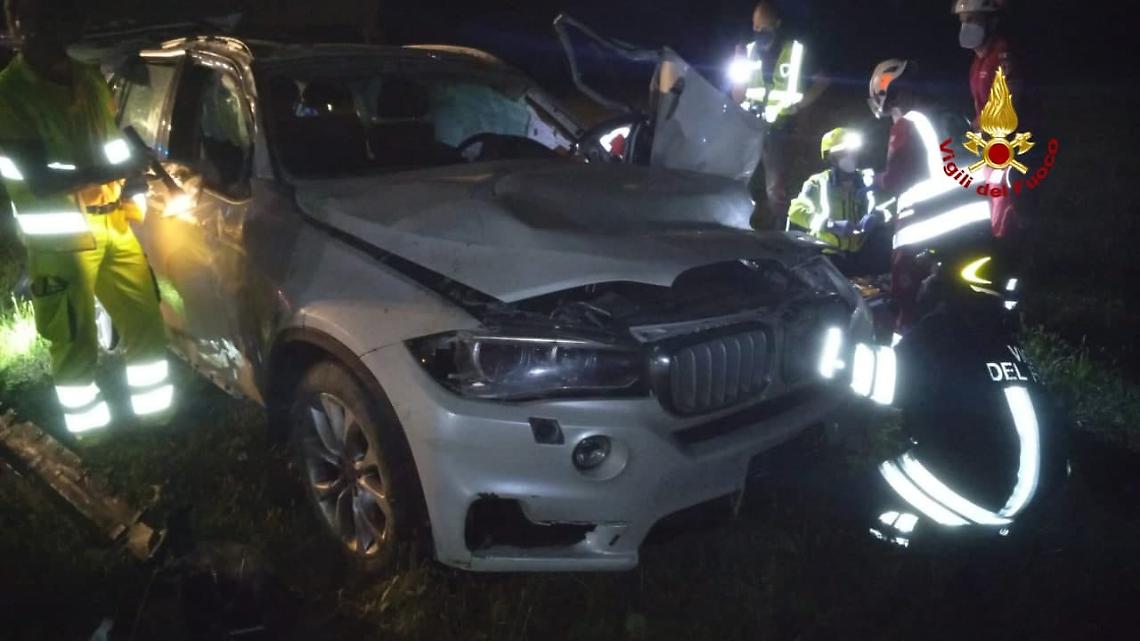 Grisignano auto fuori strada