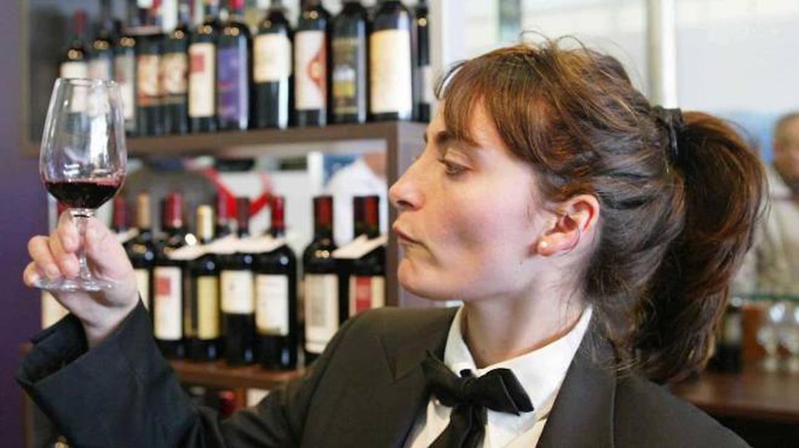 Tre bicchieri sommelier vino