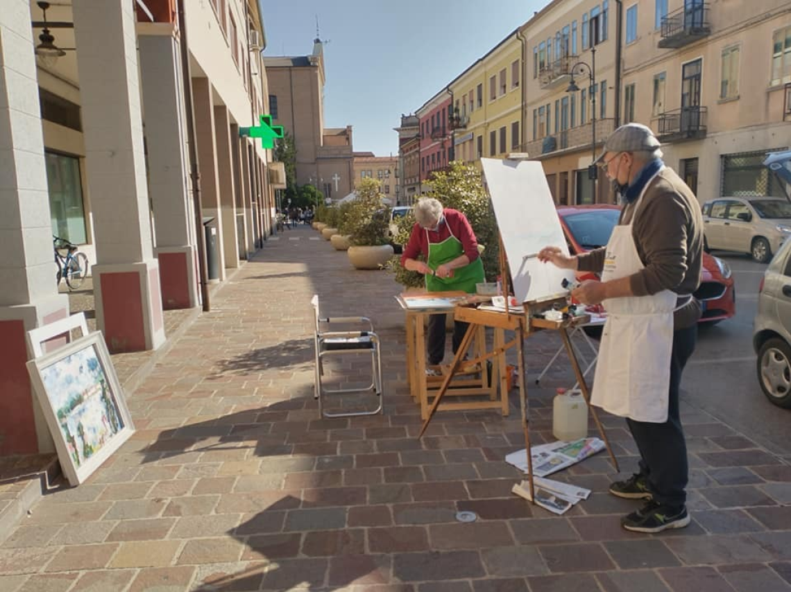 cavarzere estemporanea pittura