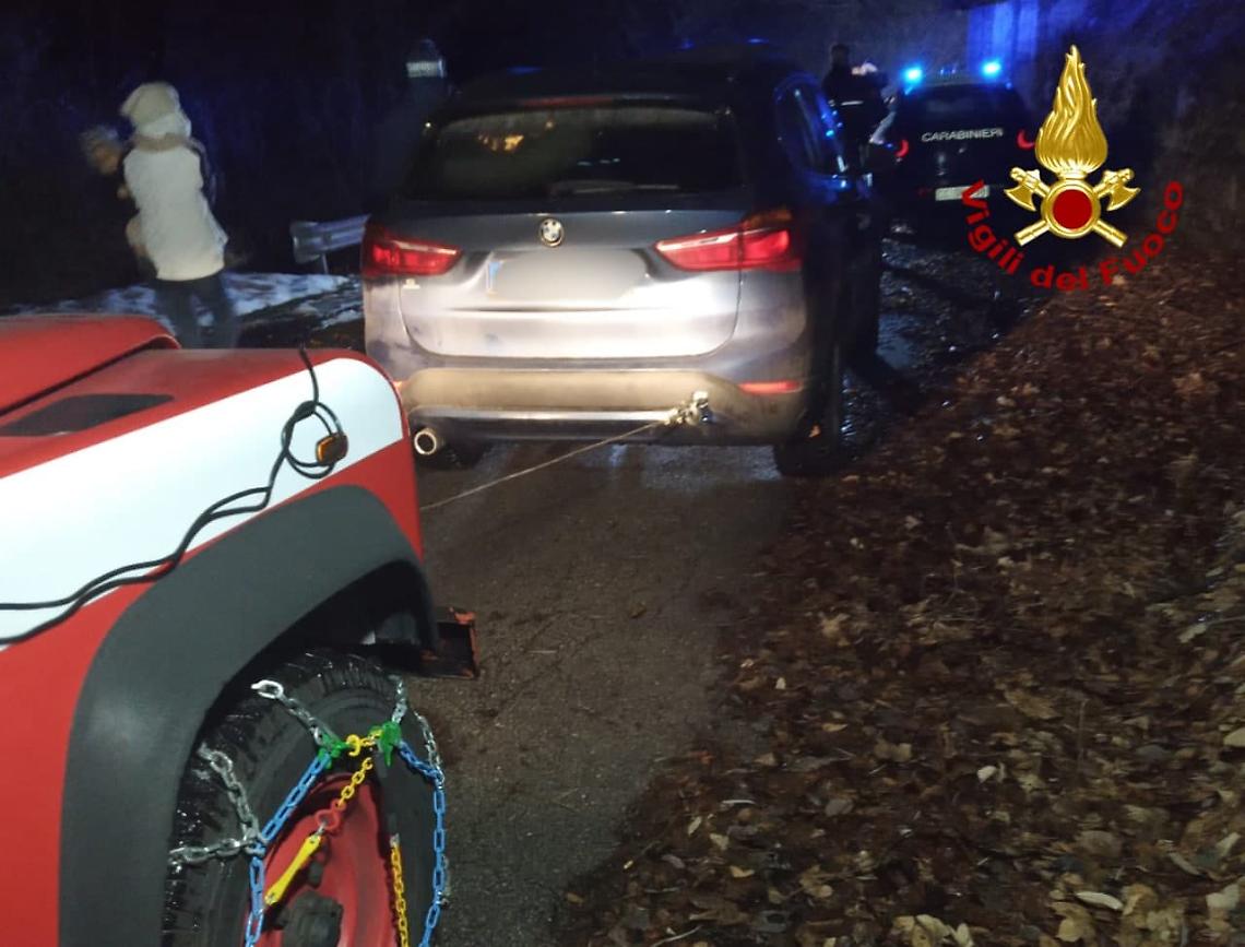 Posina auto bloccata