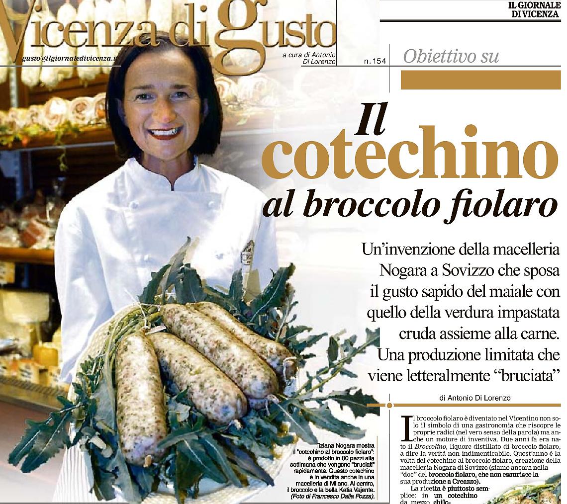Tiziana Nogara e cotechino al broccolo fiolaro in jpg