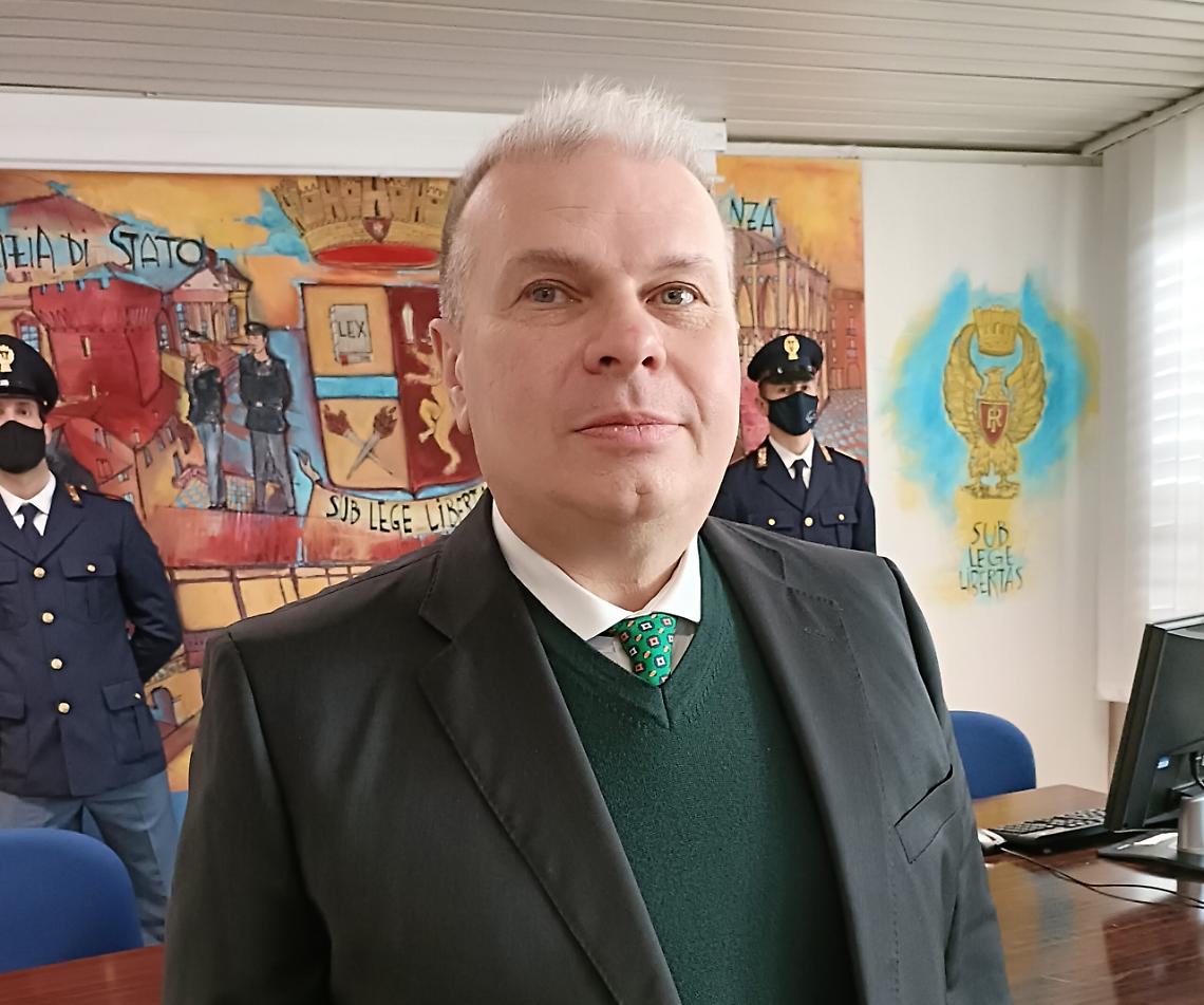 Paolo Sartori Questore ritaglio