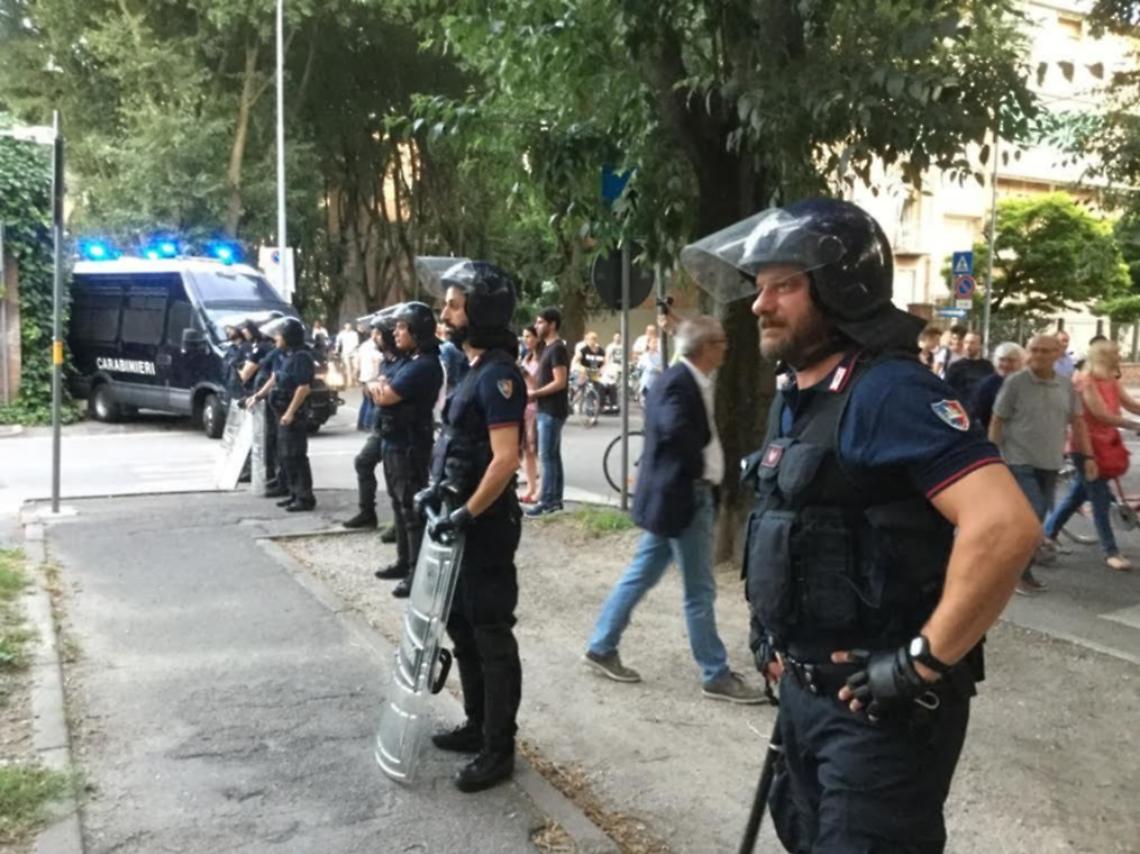 Vicena spal scontri fuori dallo stadio
