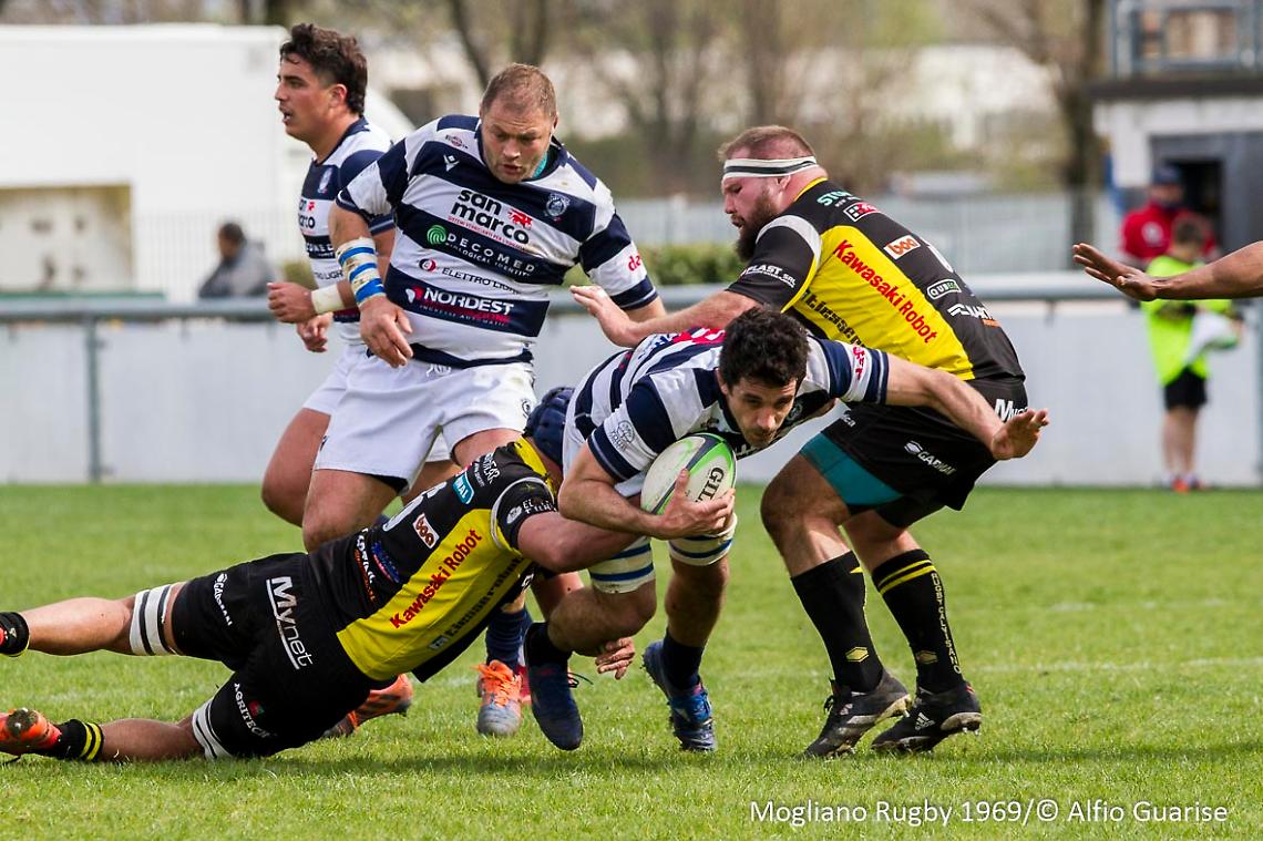 02/04/2022; Foto Alfio Guarise; Peroni Top10; Stadio San Michele di Calvisano; Rugby Transvecta Calvisano v Mogliano Rugby 1969; rugby; Calvisano