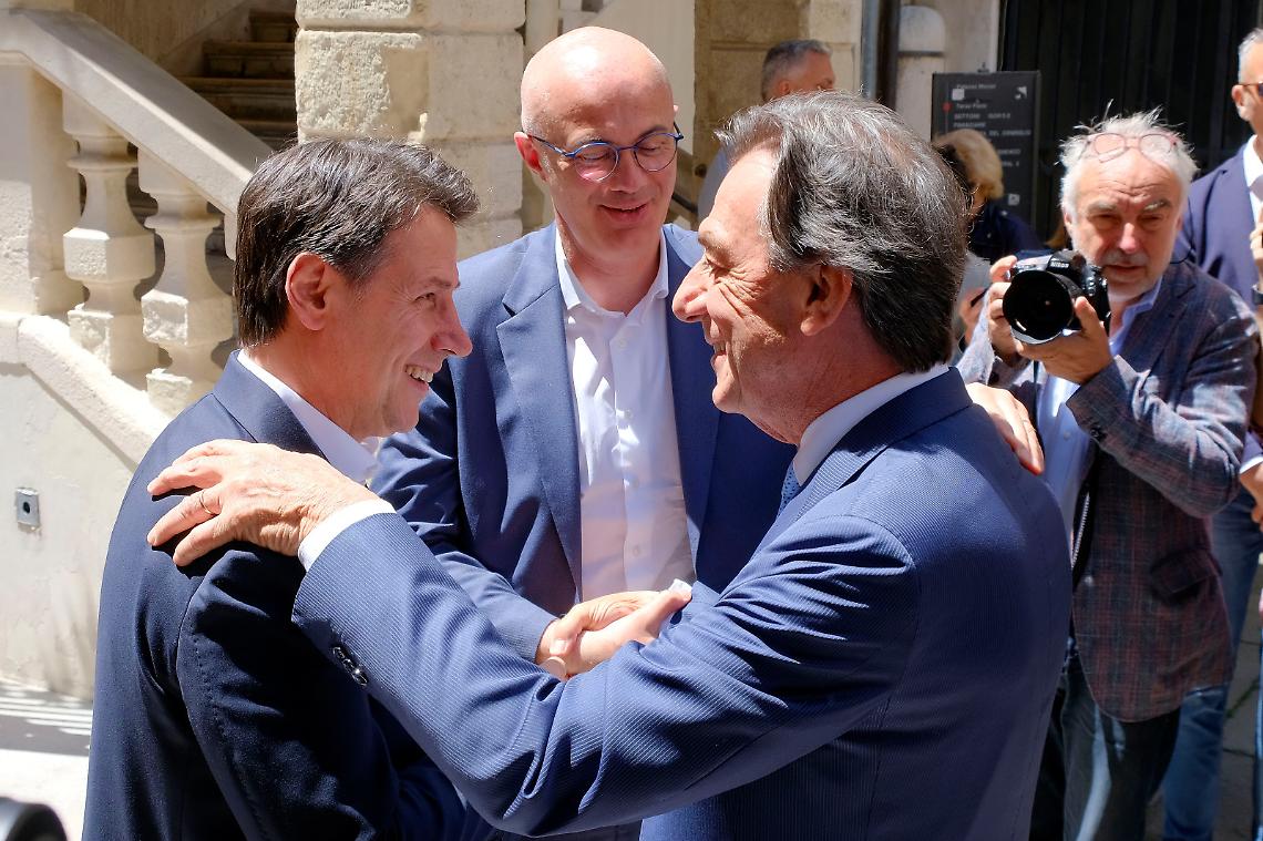 Giuseppe Conte e Sergio Giordani _3