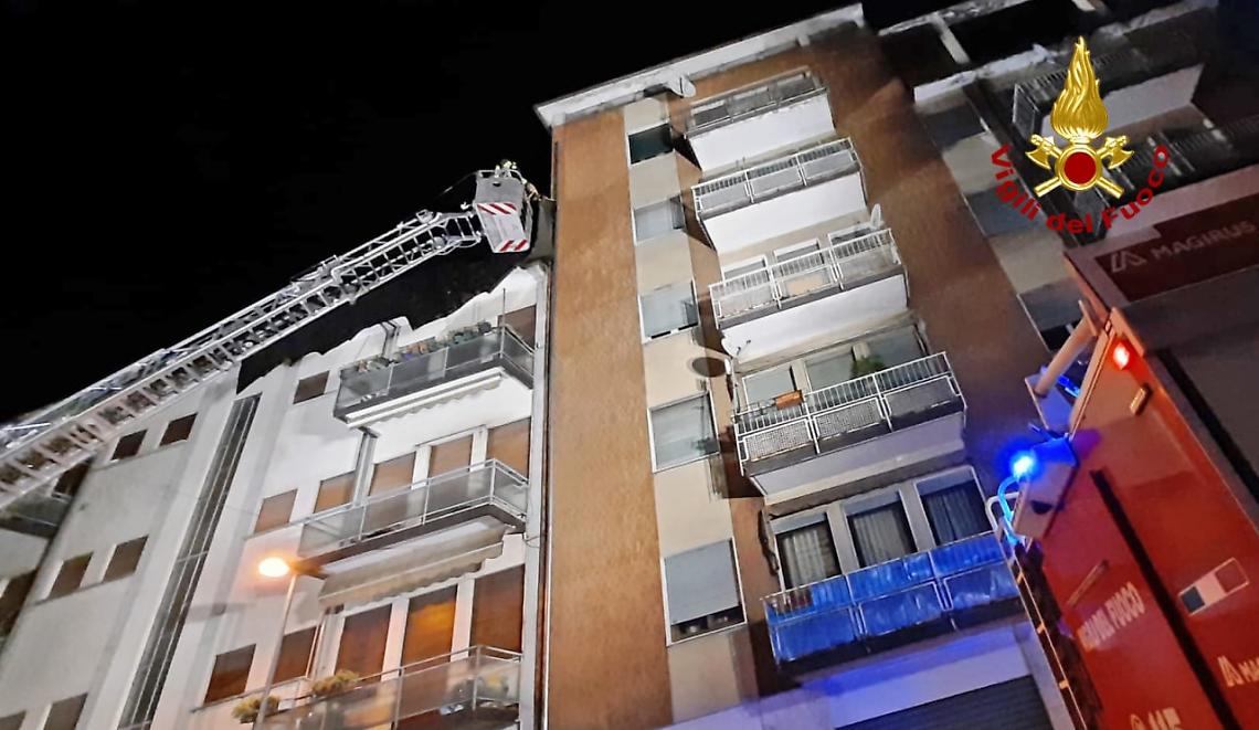 Montecchio Maggiore casa scoperchiata