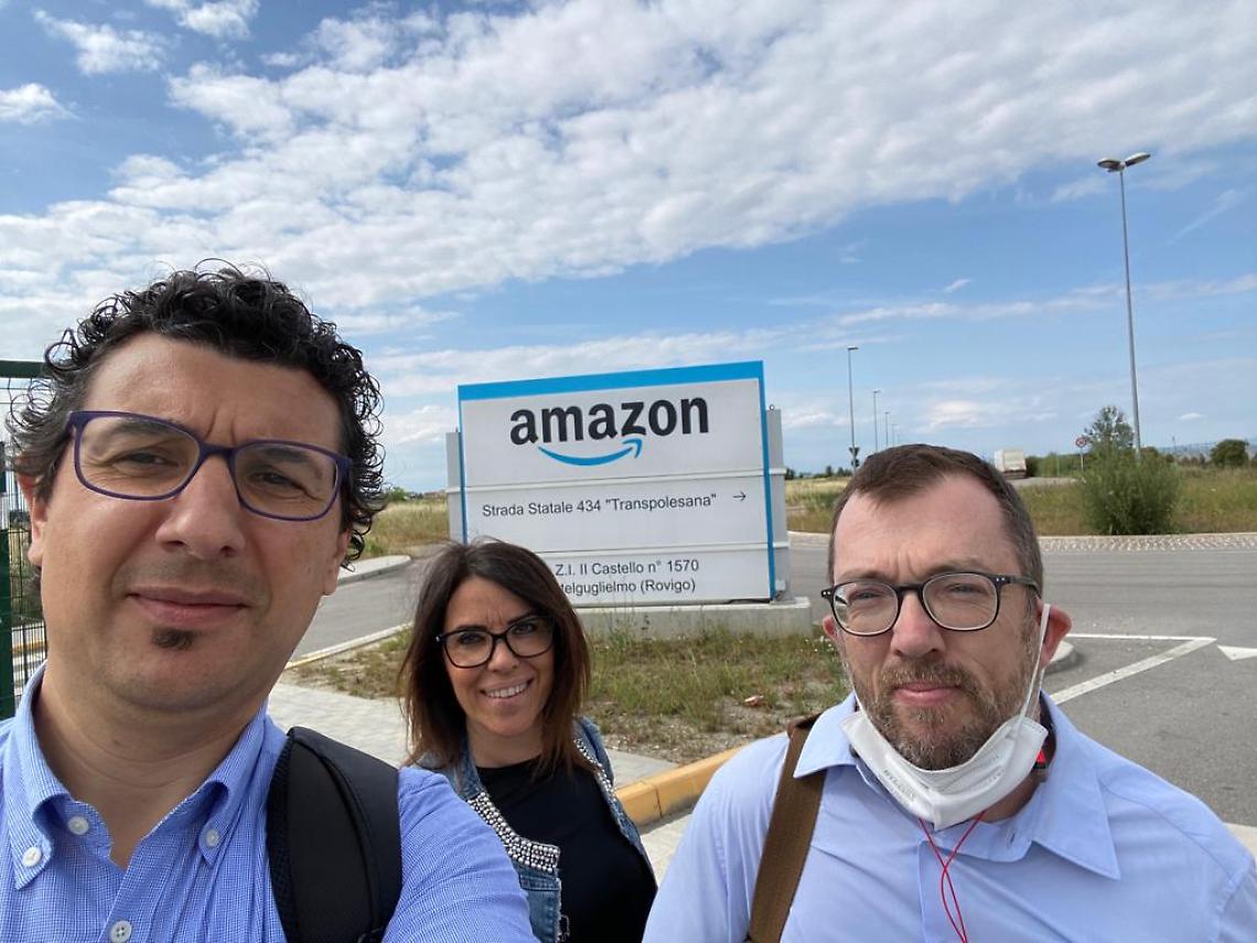 Andrea Padoan (Felsa), Maria Iorfida (Uiltemp) e Dario Pitacco (Nidil)