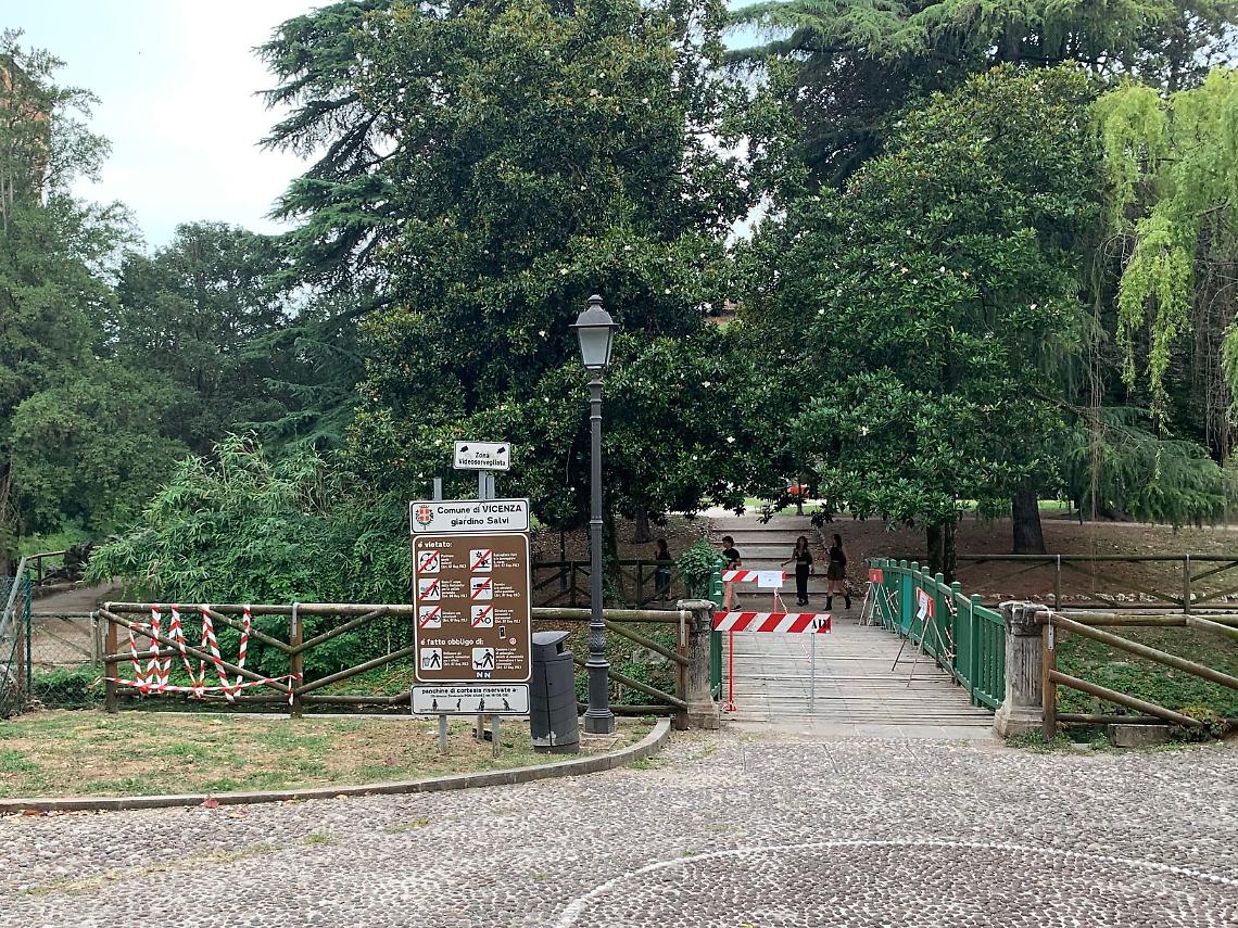 Giardino Salvi passerella