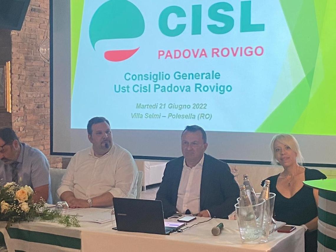 Scavazzin Romani Pizzo Cisl Padova Rovigo
