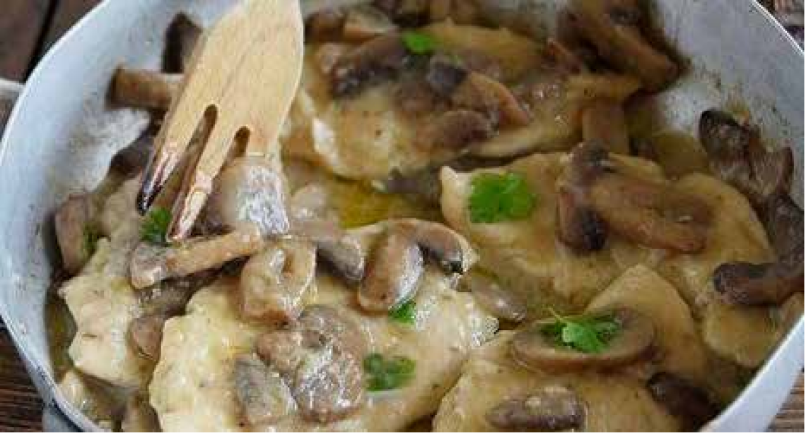scaloppine funghi