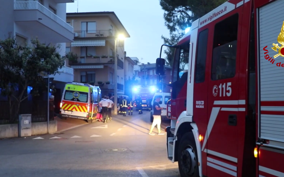 via adige incendio vicenza