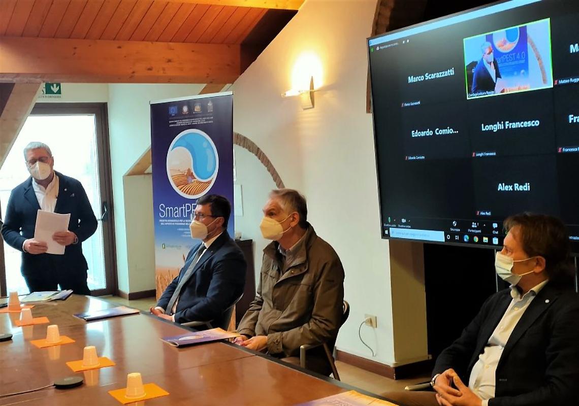 Da sx Chiarelli, Bimbatti, Zanellati e Ballani