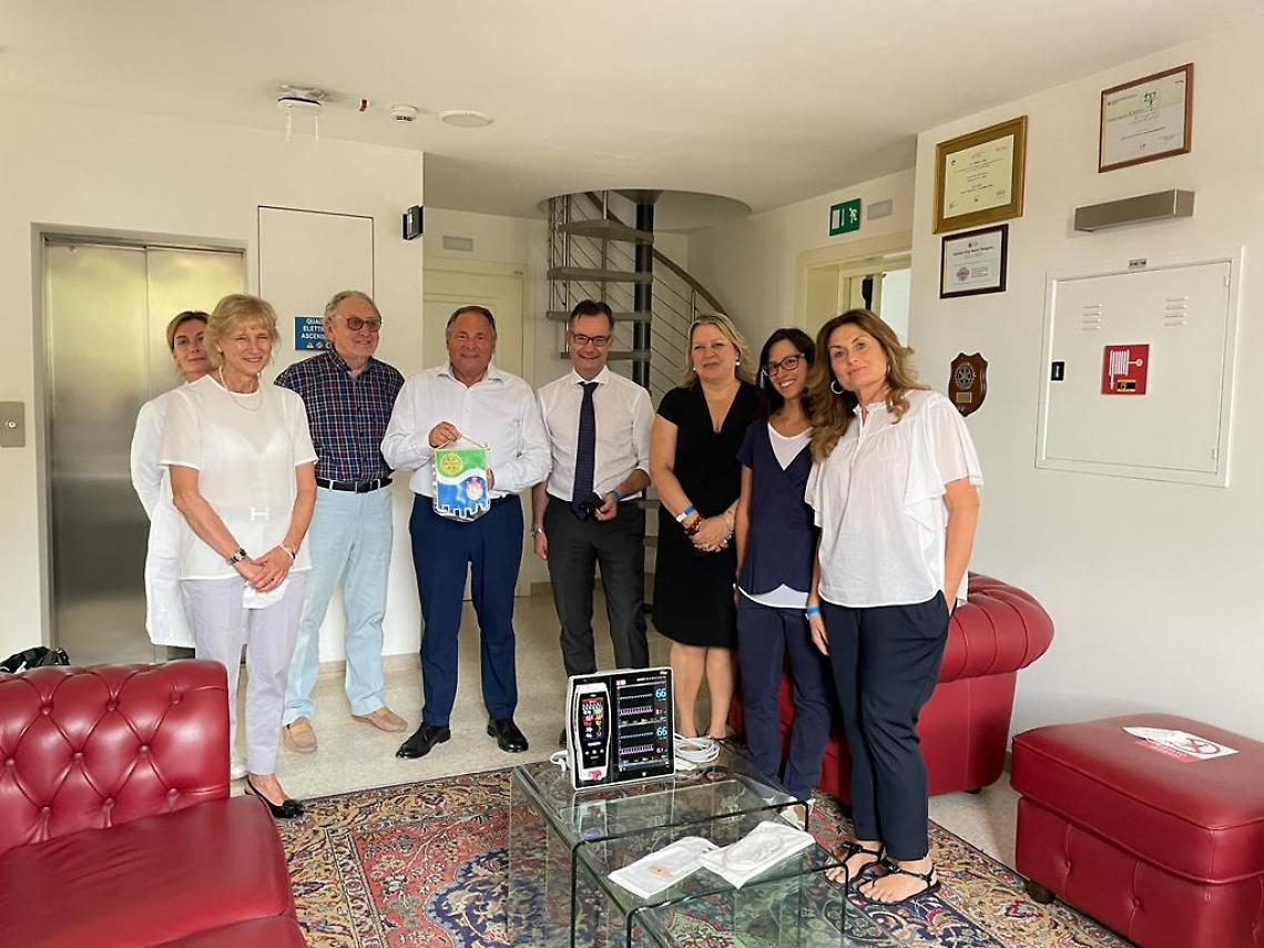 Donazione Rotary per Terapia Intensiva Neonatale Treviso