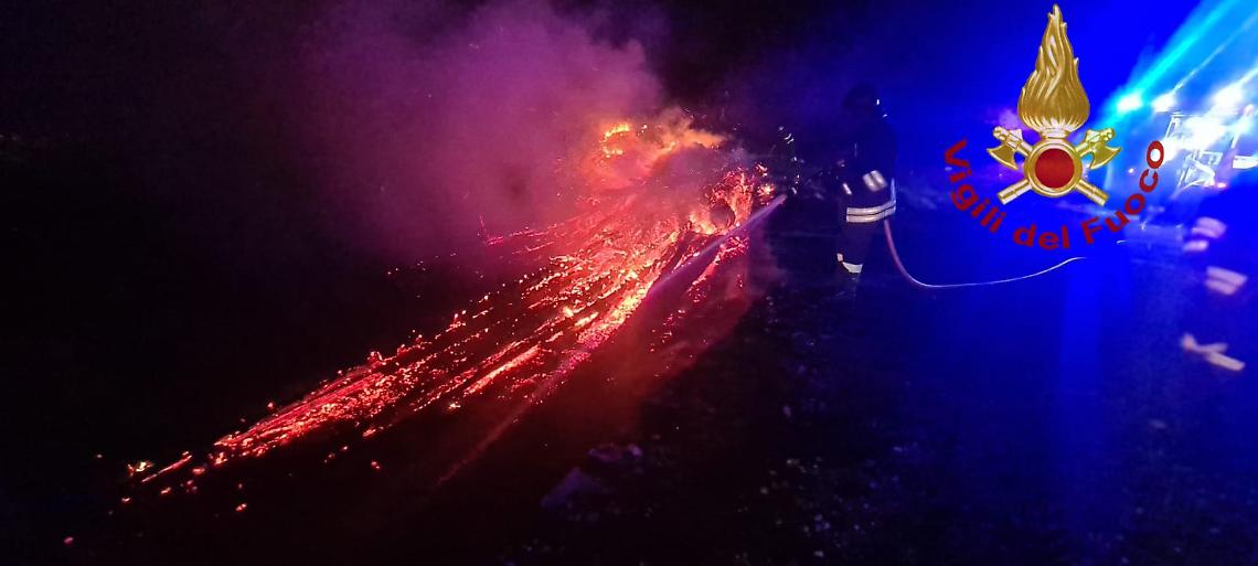 caltrano incendio